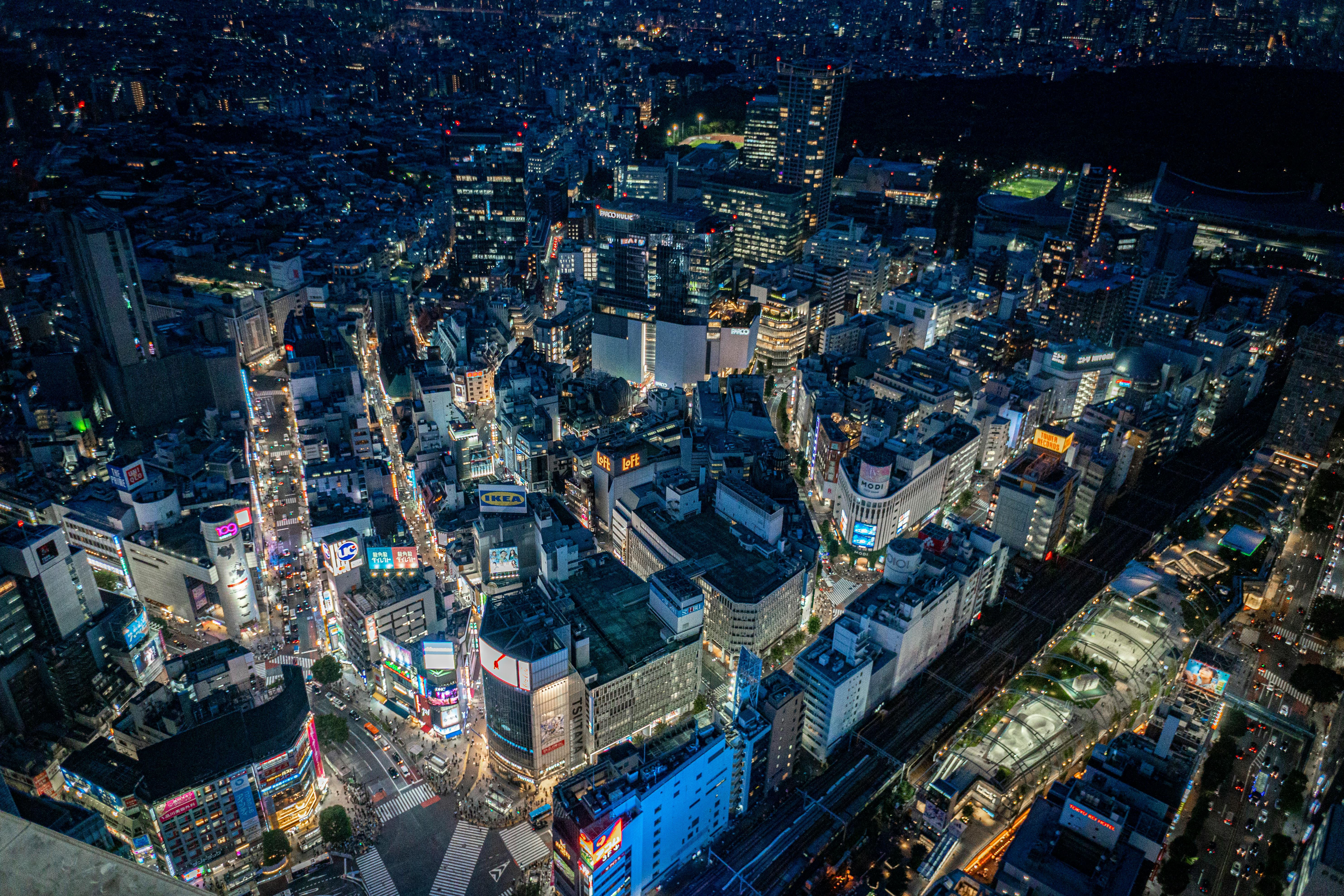 City of Shibuya at Night · Free Stock Photo