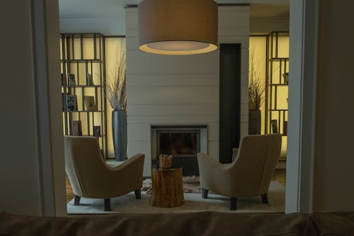 Základová fotografie zdarma na téma design interiéru, lampa, minimalista