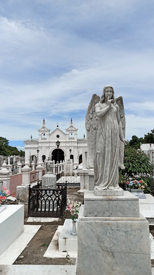 Angle Statue in a Cemetery