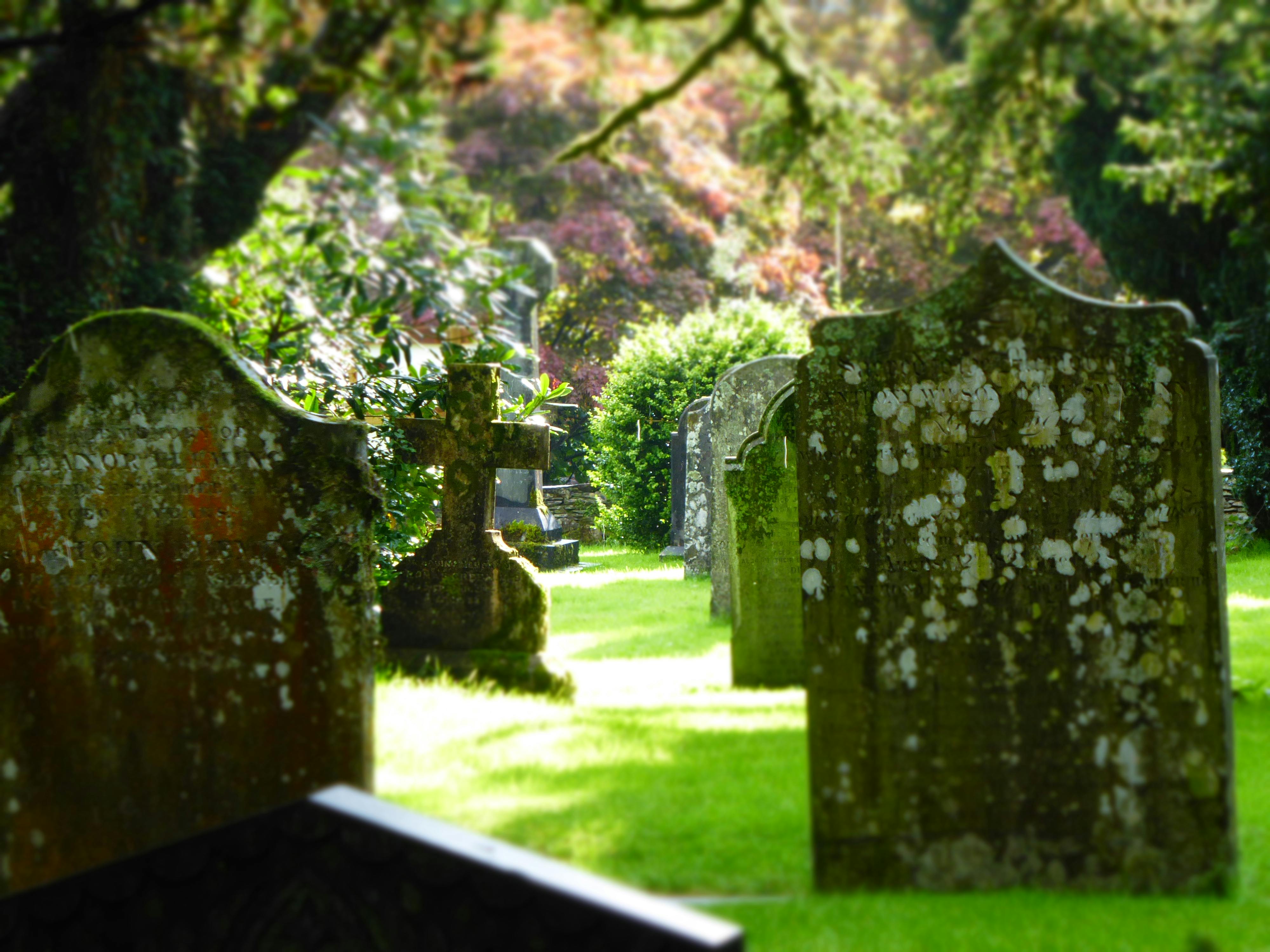 Free stock photo of Grasmere, grave yard, graves