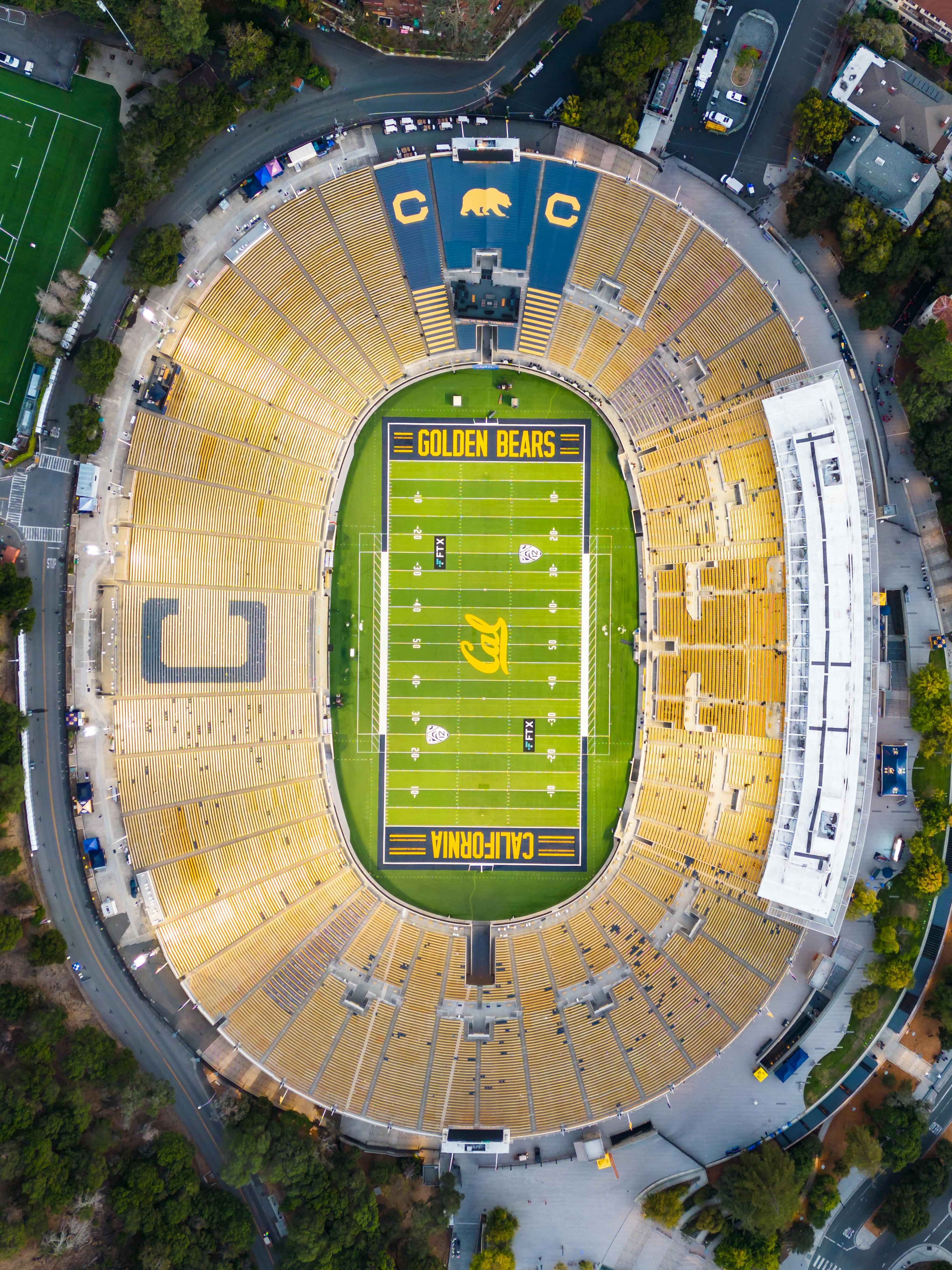 yellow and green football stadium