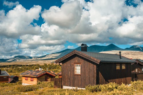 挪威, 木屋, 木房子 的 免费素材图片