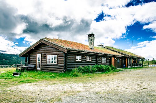 Free stock photo of norway, wooden cabin, wooden house