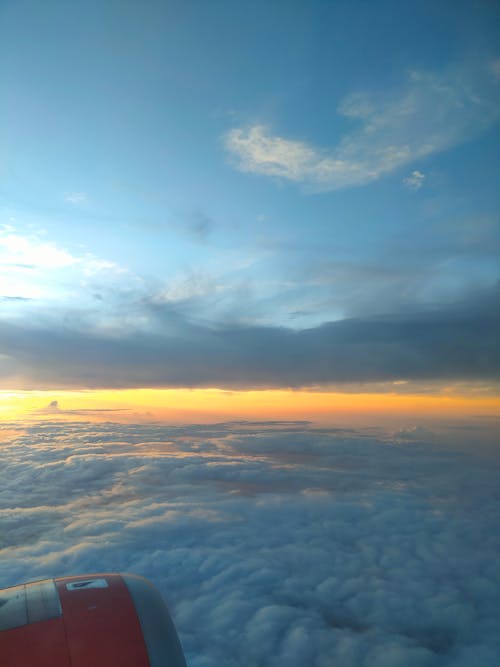 飛機機翼, 飛機窗口 的 免費圖庫相片