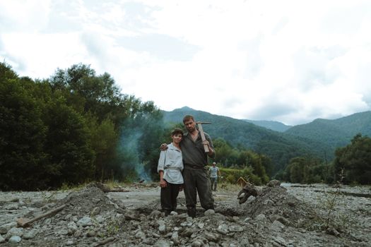 Father and Son with 