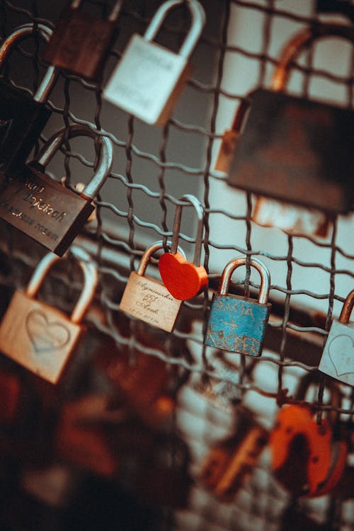 Heart Shape Love Padlock