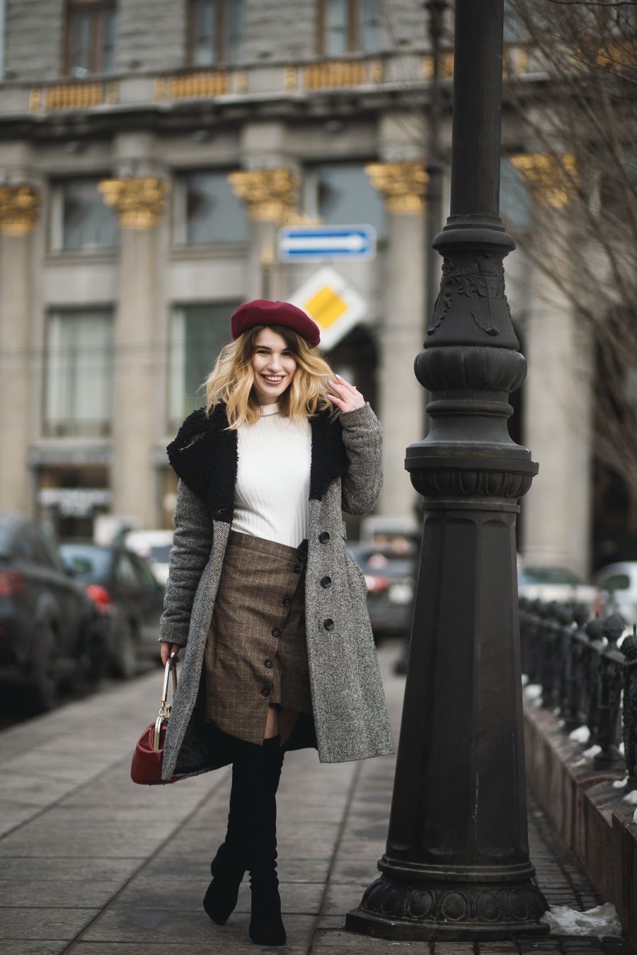 Fashion lookbook photograph from an ElegantKW collection.
