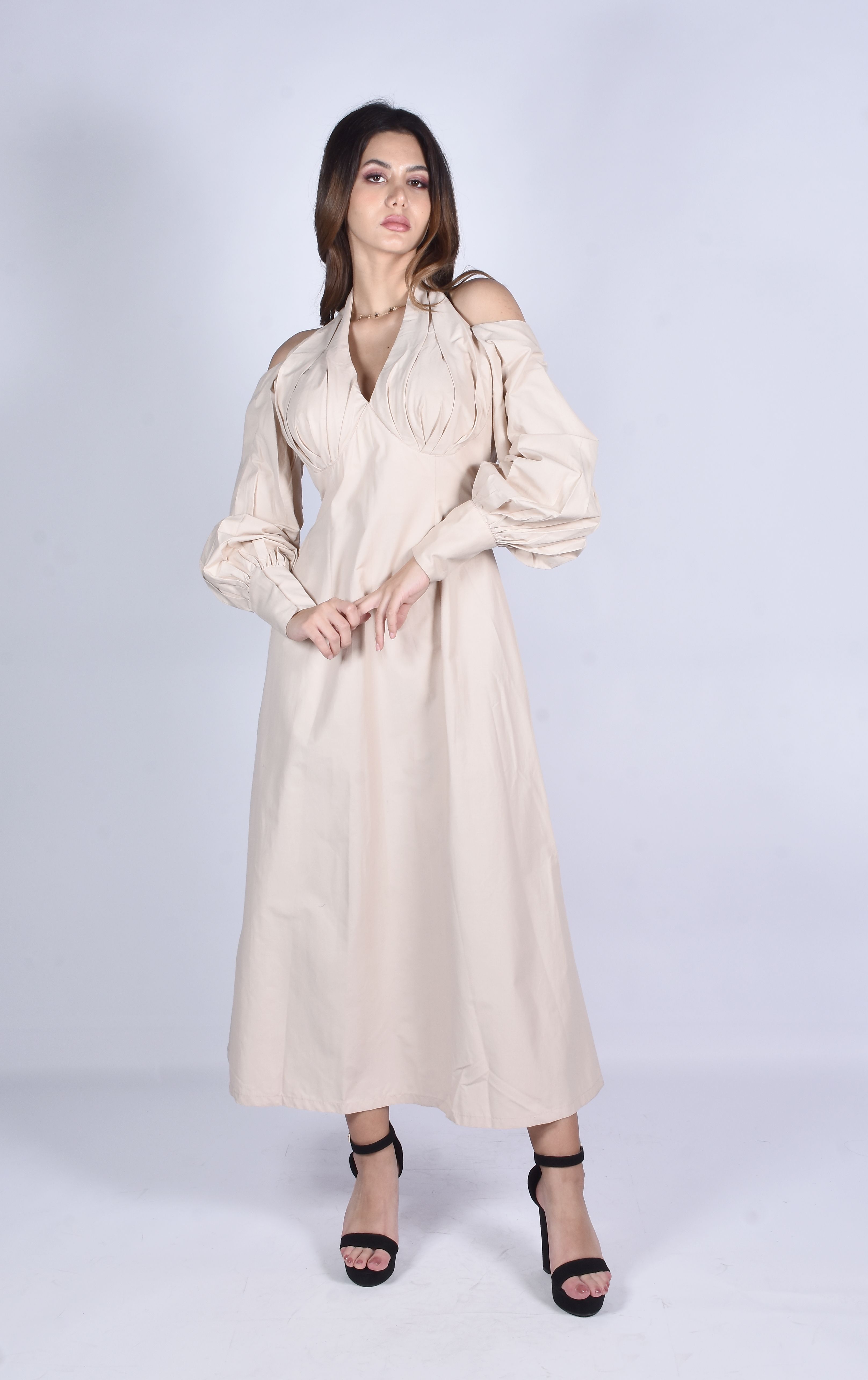 A Woman in a Dress Shirt Posing while Sitting on the Floor · Free Stock ...