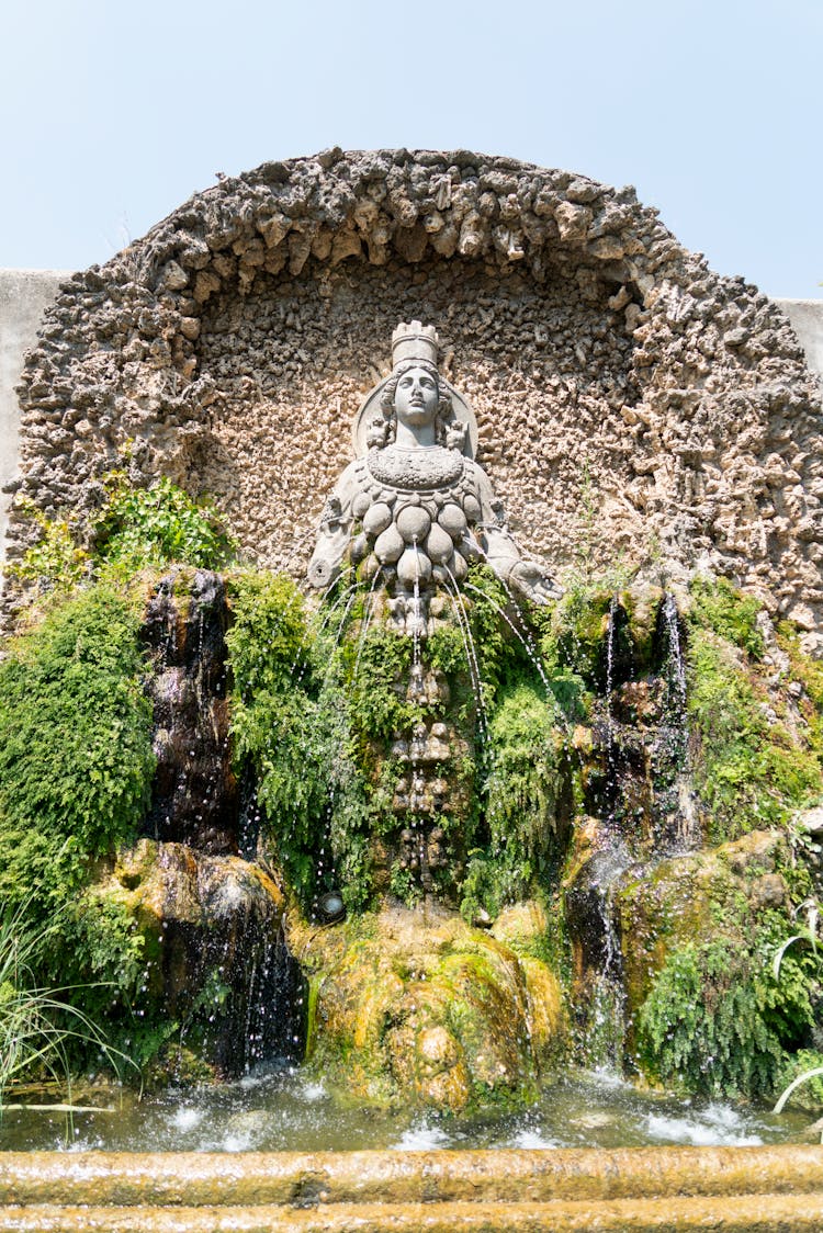 Fountain Of Diana Of Ephesus In Tivoli, Italy