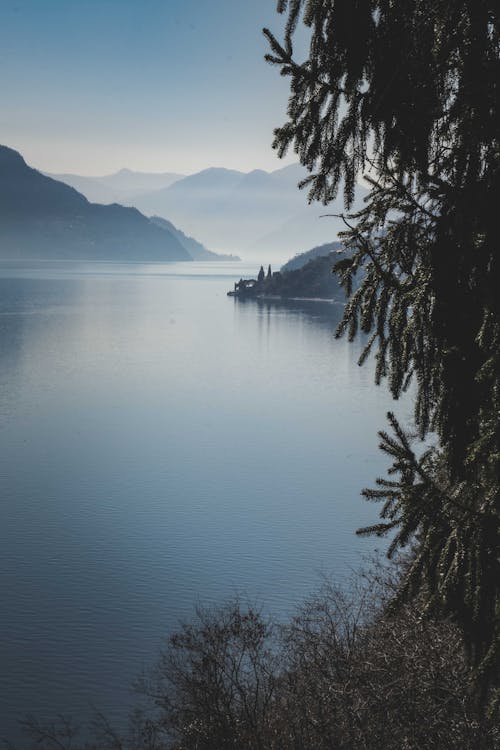 Darmowe zdjęcie z galerii z góra, jezioro, krajobraz