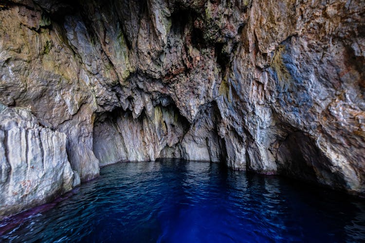 Stalactites On Cave