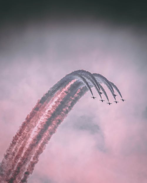 Gratis lagerfoto af flyrejse, flyve, himmel