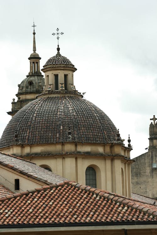 Brown and White Dome Building