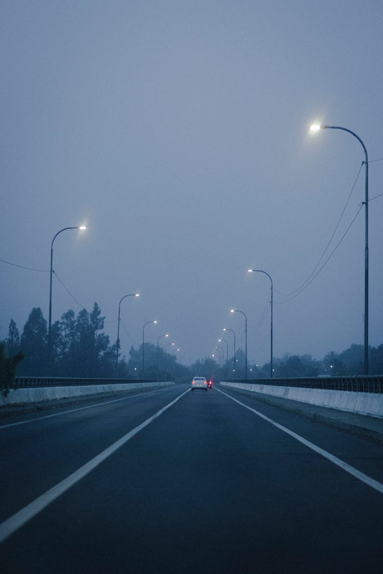 Photo Of Roadway During Evening