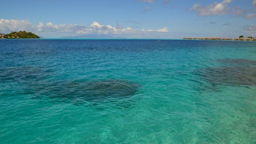 Blue Sea Under Blue Sky