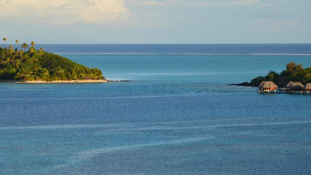 Vaitape village and market — Bora Bora