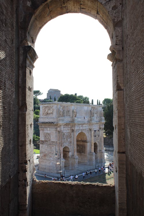 View of the Arch of Constantine