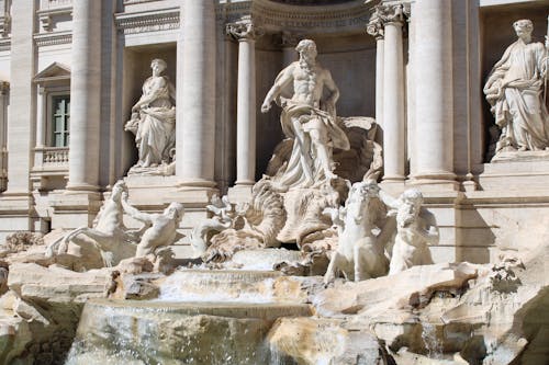 Trevi Fountain in Rome, Italy