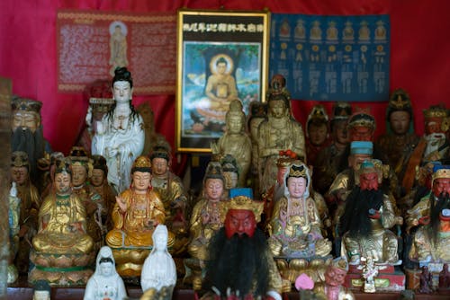 Variety of Deity Figurines