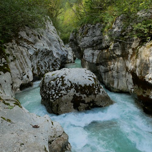 Rock Formations at the Soca River