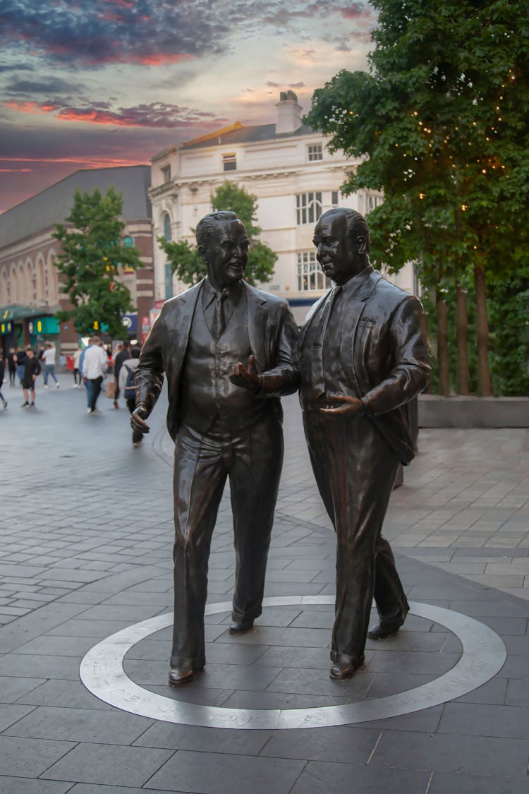 The Sir John And Cecil Moores Sculpture In Liverpool, England