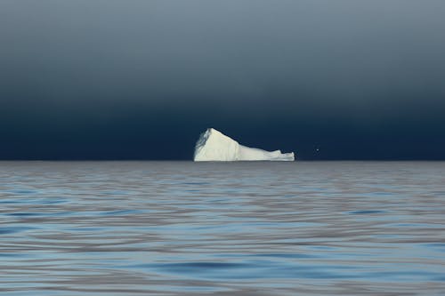 White Iceberg on Ocean