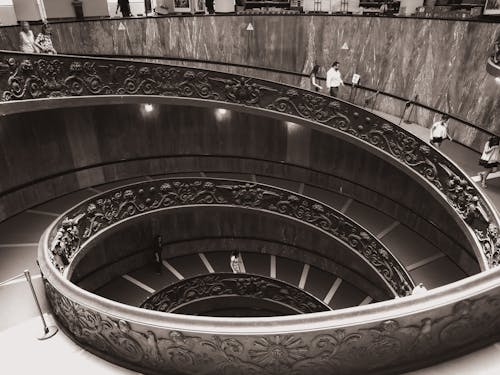 View of a Spiral Staircase