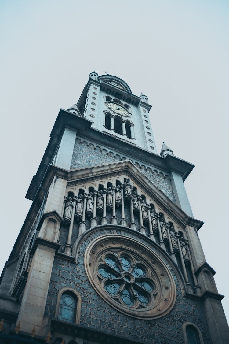 Low Angle Shot Of The Our Lady Of Consolation Parish In Sao Paulo