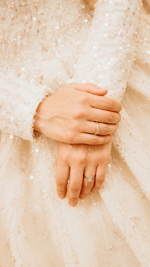 คลังภาพถ่ายฟรี ของ การแต่งงาน, ขาว, ชุด