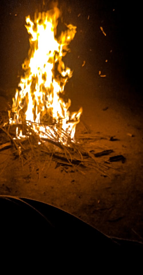 Fotobanka s bezplatnými fotkami na tému plamene, táborák