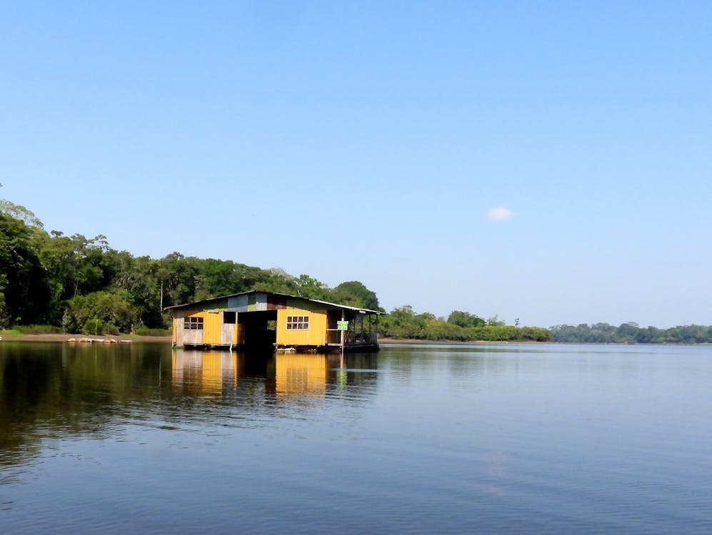 Základová fotografie zdarma na téma dům, jezero