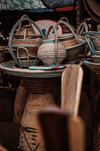 Sisal basketry