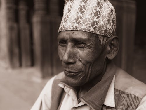 남자, 노인, 모자의 무료 스톡 사진
