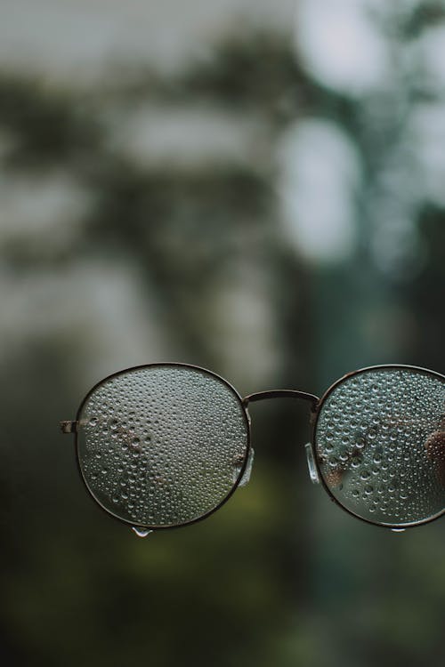 Free Wet Eyeglasses Stock Photo