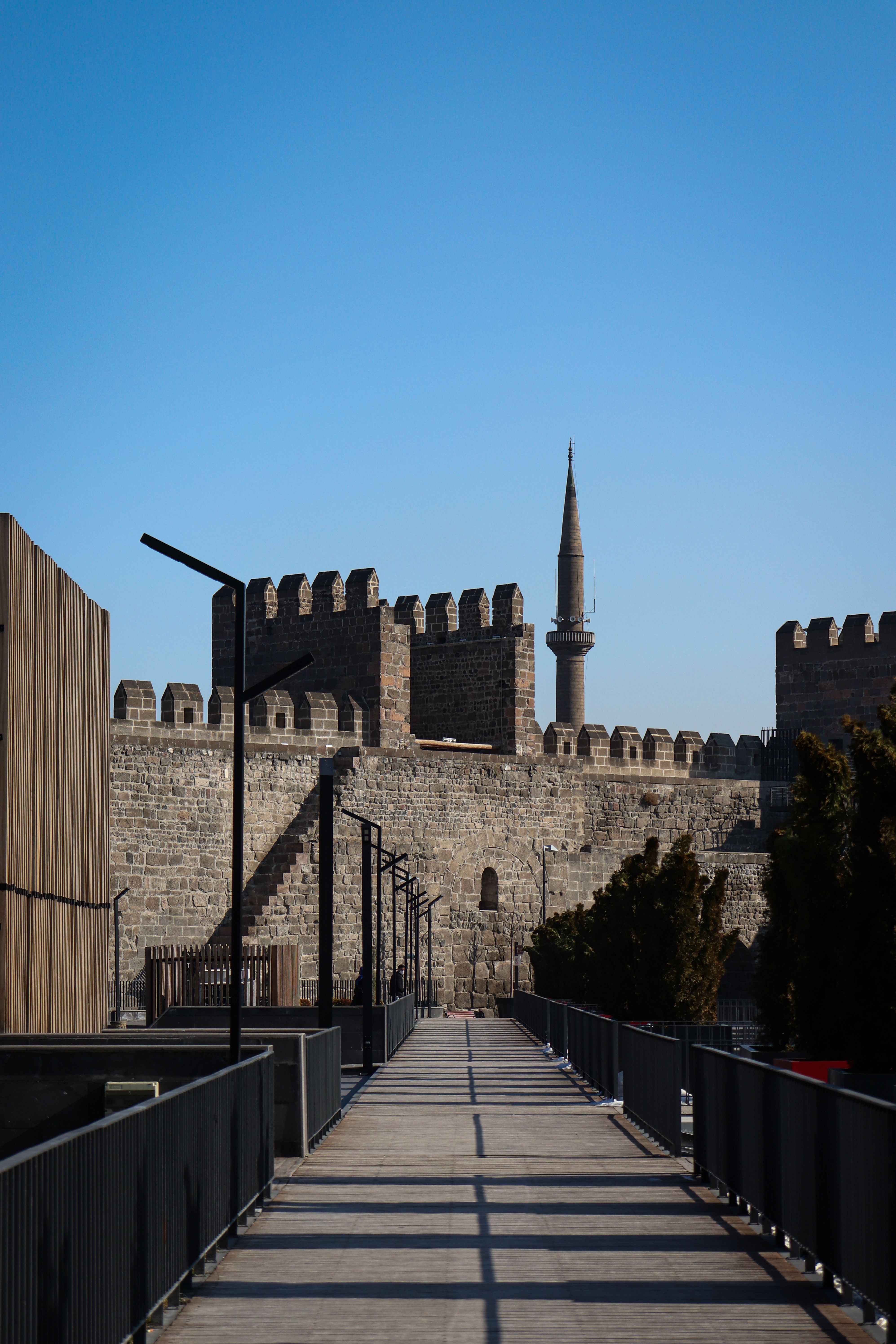 Kayseri Castle under Clear Blue Sky · Free Stock Photo
