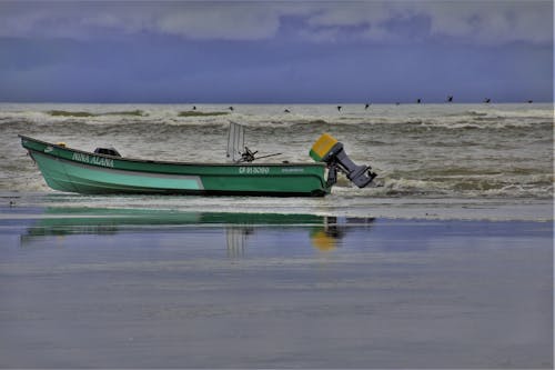 Foto d'estoc gratuïta de barca de pesca, cel blau, embarcació d'aigua