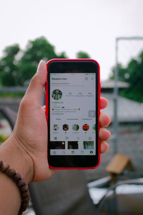 Free stock photo of account, cell phones, instagram Stock Photo