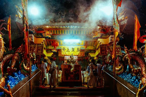 Základová fotografie zdarma na téma chrám, čínský, kouř