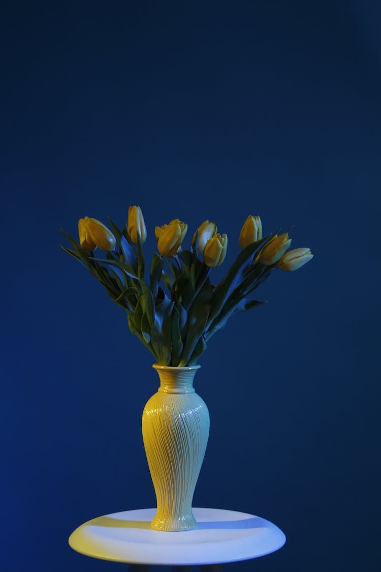 Tulips In A Vase