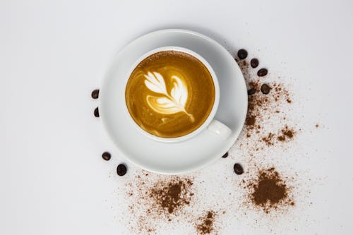 Free Coffee in a Cup Stock Photo