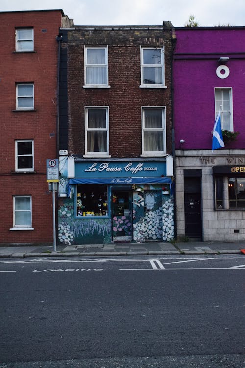 Shop by the Street in a Colorful Tenement 