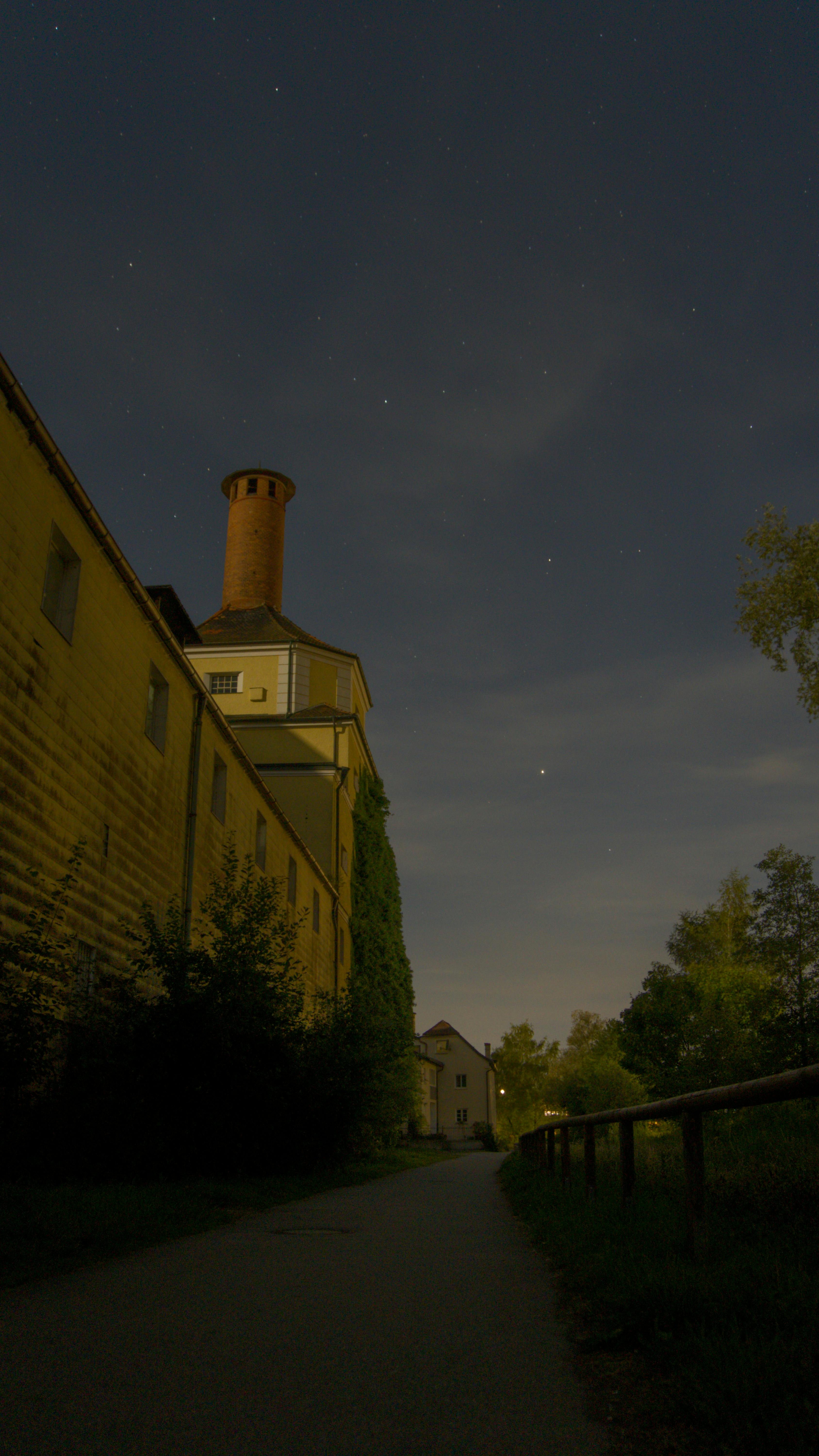 Why is tamsulosin taken at night?