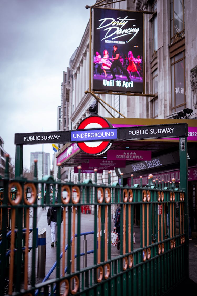 Entrance To Metro Station