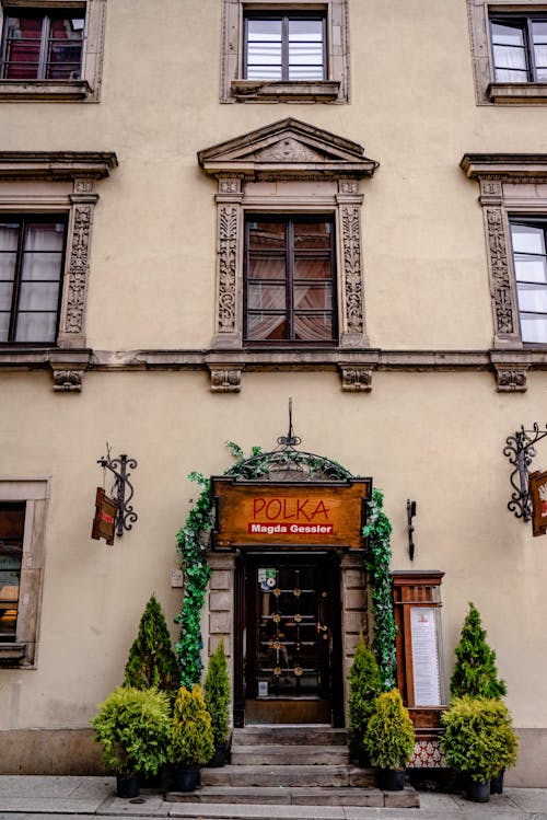 Restaurant Entrance and Windows 