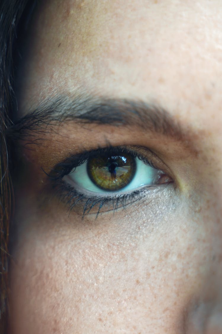 Close-Up Of A Person's Eye