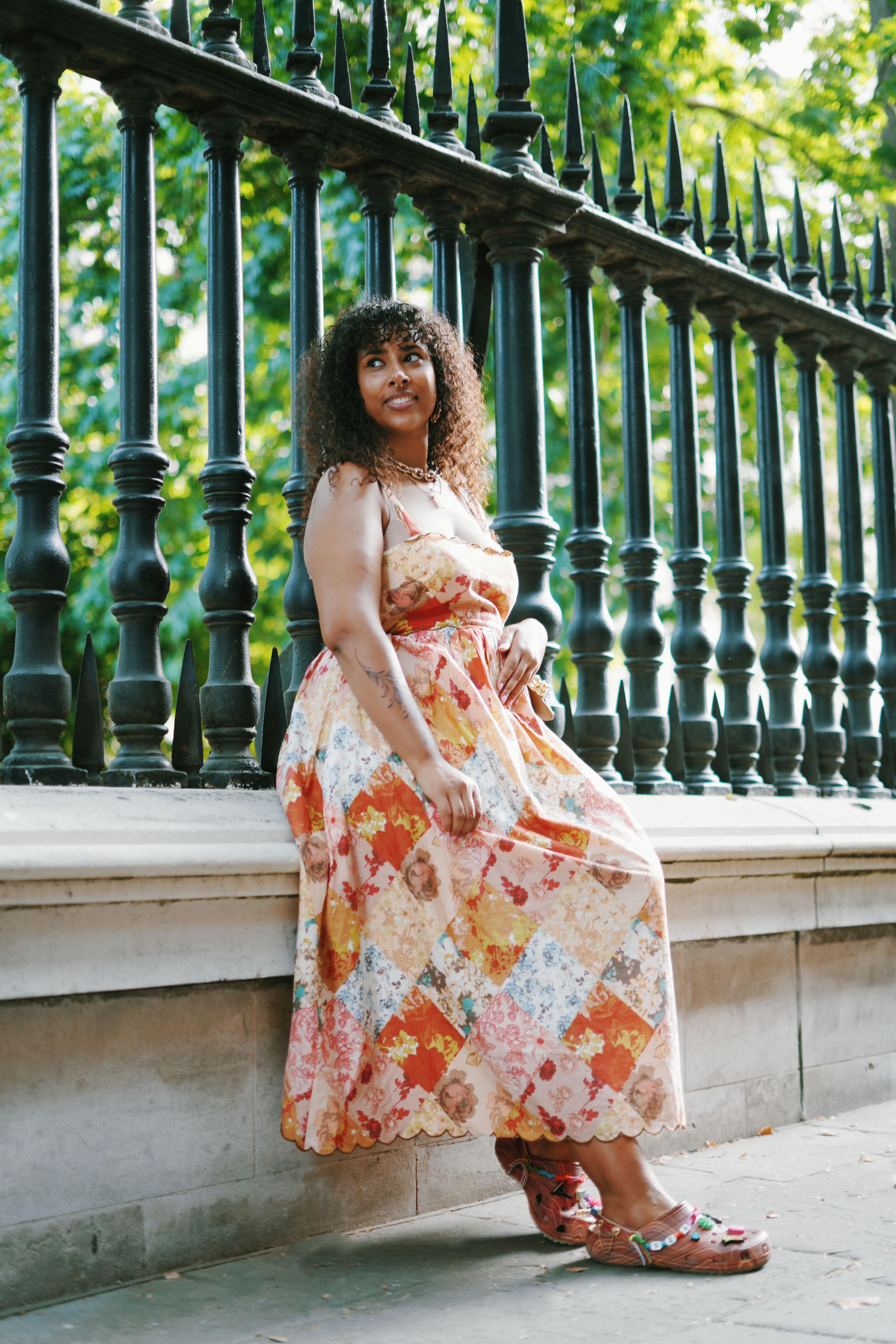 Portrait of a Woman Wearing a Dress · Free Stock Photo