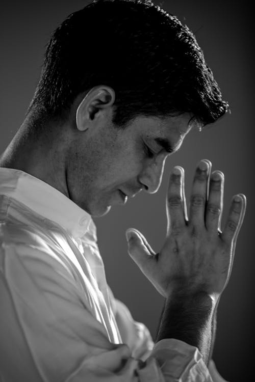 Portrait of a Man Praying