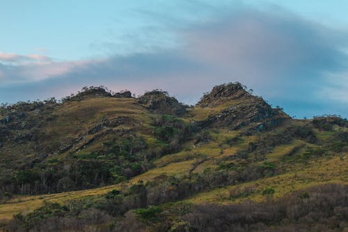 View of Hills at Sunset 
