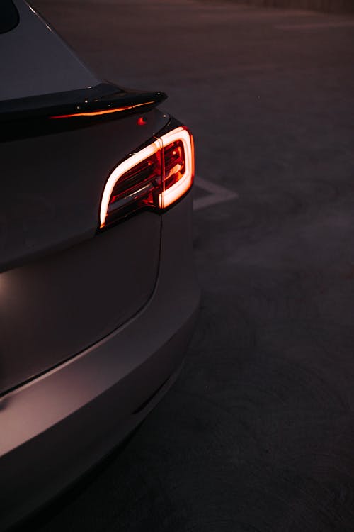 Close Up Photo of a Taillight