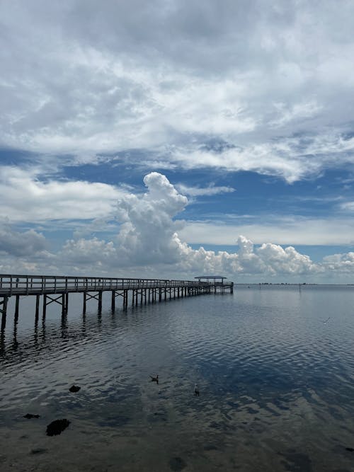 Gratis stockfoto met bewolkt, blauwe lucht, dok